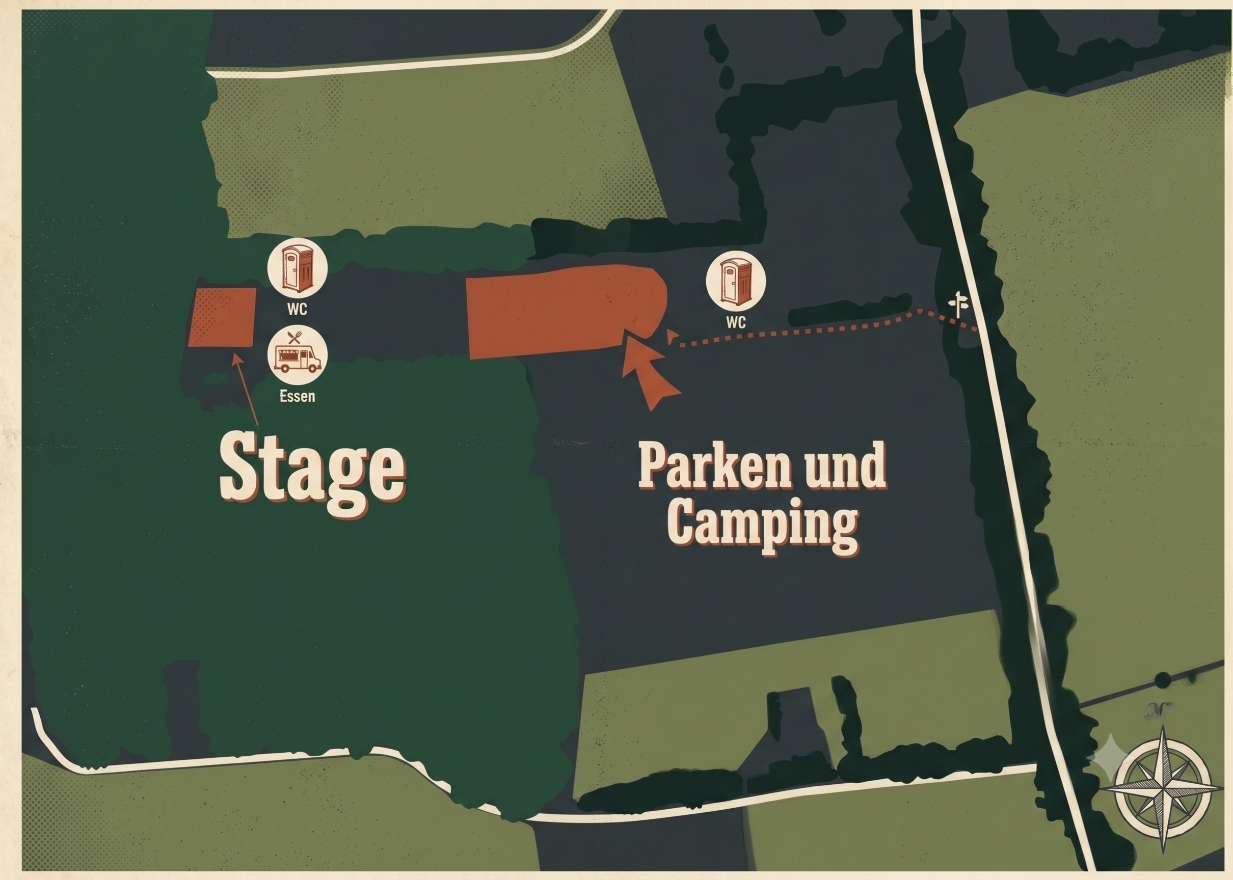 BushDuff Lageplan